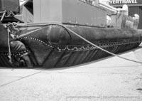 AP1-88 hovercraft at the Hovertravel maintenance hangar
